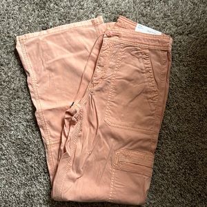 AE Pink Cargo Wide Leg, Size 0 never worn!